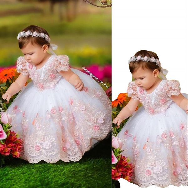 2023 white flower girls dresses for wedding short sleeeves tulle lace appliques pearls beads flowers children kids party communion gowns bal, White;blue
2023 white flower girls dresses for wedding short sleeeves tulle lace appliques pearls beads flowers children kids party communion gowns bal, White;blue