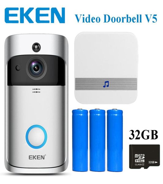 eken smart video doorbell v5 with chime realtime 720p hd video wifi camera twoway audio night vision app control5879869
eken smart video doorbell v5 with chime realtime 720p hd video wifi camera twoway audio night vision app control5879869