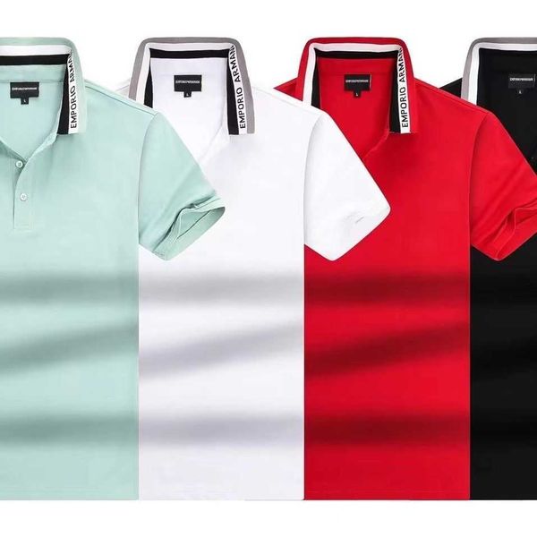 new short sleeve t-shirt fashion business gentleman pure cotton polo shirt men's collar half casual ji8w, White;black
new short sleeve t-shirt fashion business gentleman pure cotton polo shirt men's collar half casual ji8w, White;black