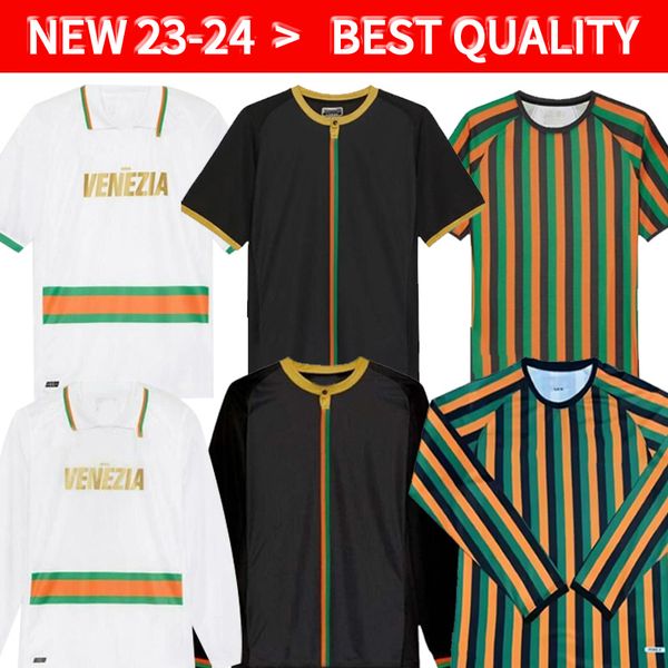 23 24 venezia fc soccer jerseys home white third blue 4th red 10# aramu 11# forte venice 2023 2024 busio 27# football shirts adukt kids kit, Black;yellow
23 24 venezia fc soccer jerseys home white third blue 4th red 10# aramu 11# forte venice 2023 2024 busio 27# football shirts adukt kids kit, Black;yellow