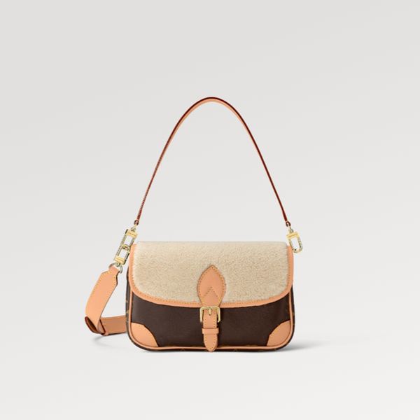explosion women's shoulder bag diane m46317 handbag natural cowhide-leather shearling trim gold-color hardware magnetic buckle flap lux
explosion women's shoulder bag diane m46317 handbag natural cowhide-leather shearling trim gold-color hardware magnetic buckle flap lux