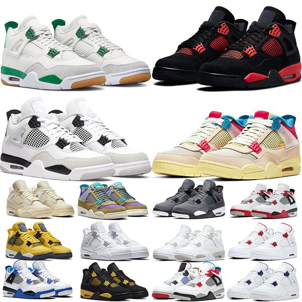 4 4s basketball shoes mens women black cat bred military black pine green sail red thunder university blue pure money men womens sports snea
4 4s basketball shoes mens women black cat bred military black pine green sail red thunder university blue pure money men womens sports snea