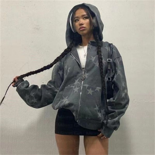 men's hoodies sweatshirts vintage star pattern hoodie women men fairy grunge long sleeve zipper jacket harajuku oversize sweatshirt str, Black
men's hoodies sweatshirts vintage star pattern hoodie women men fairy grunge long sleeve zipper jacket harajuku oversize sweatshirt str, Black