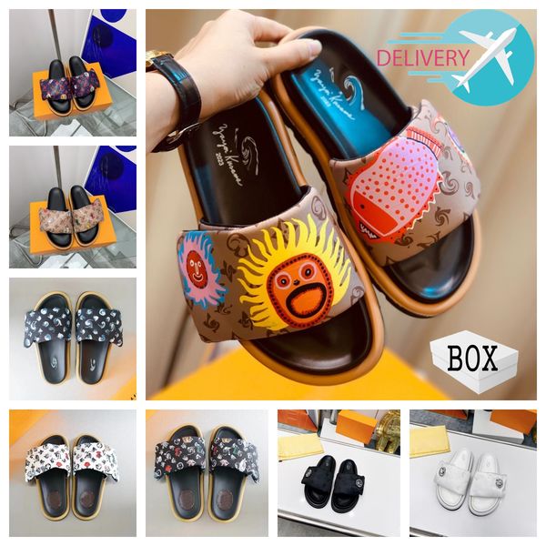 with box slippers waterfront embossed mule rubber slide beach sandals men women white orange black green olive summer shoes sneakers
with box slippers waterfront embossed mule rubber slide beach sandals men women white orange black green olive summer shoes sneakers