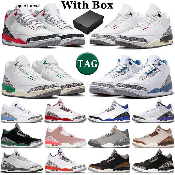 with box 3 basketball shoes men women 3s white cement reimagined fire red wizards pine lucky green rust pink palomino dark iris unc mens tra, Black
with box 3 basketball shoes men women 3s white cement reimagined fire red wizards pine lucky green rust pink palomino dark iris unc mens tra, Black