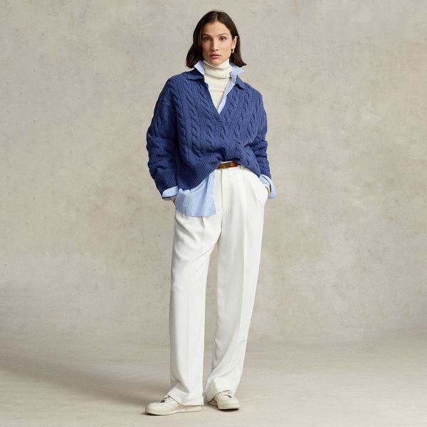 women's sweaters 2023 rl sweater women winter clothing fashion collar sleeve knitted pullover wool cashmere coat 230803, White;black
women's sweaters 2023 rl sweater women winter clothing fashion collar sleeve knitted pullover wool cashmere coat 230803, White;black