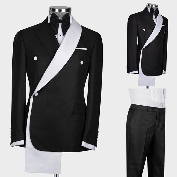 designer mens tuxedos black shawl lapel groom slim fit wedding blazer suits formal prom party pants coat jacket 2 pieces, Black;gray
designer mens tuxedos black shawl lapel groom slim fit wedding blazer suits formal prom party pants coat jacket 2 pieces, Black;gray