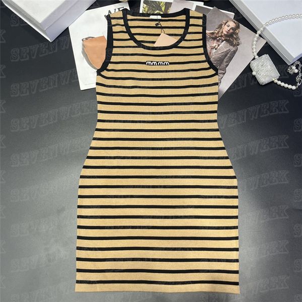 striped kintted vest dresses for women sleeveless knits slim skirts summer vacation style casual dress apparel, Black
striped kintted vest dresses for women sleeveless knits slim skirts summer vacation style casual dress apparel, Black