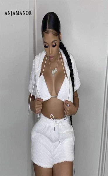 women039s two piece pants anjamanor fluffy shorts sets cute three piece sets fall 2021 womens fashion outfits zip up hoodi8754156, White
women039s two piece pants anjamanor fluffy shorts sets cute three piece sets fall 2021 womens fashion outfits zip up hoodi8754156, White
