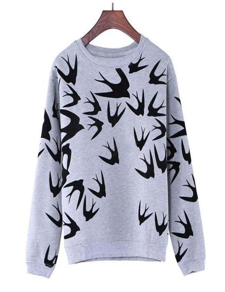 fashion women spring autumn swallow printing long sleeve sweatshirt pullover hoodies3509508, Black
fashion women spring autumn swallow printing long sleeve sweatshirt pullover hoodies3509508, Black