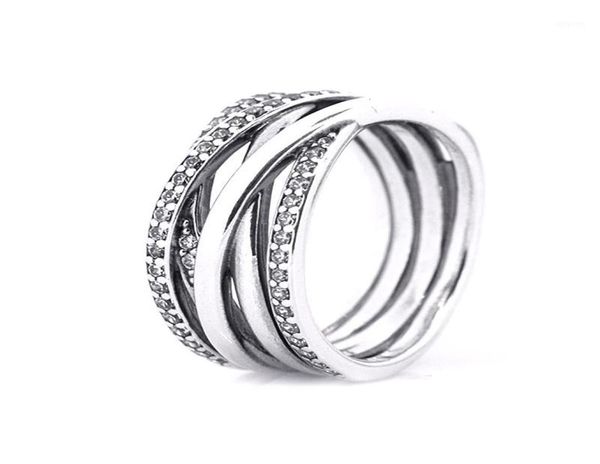 big bridal sets ring authentic 925 sterling silver clear cz entwined rings for women jewelry r02812261906, Golden;silver
big bridal sets ring authentic 925 sterling silver clear cz entwined rings for women jewelry r02812261906, Golden;silver