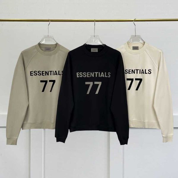new essentils sweatshirts 77 flocking hoodies high street hip hop men's and women's oversized 100% cotton pullover, Black
new essentils sweatshirts 77 flocking hoodies high street hip hop men's and women's oversized 100% cotton pullover, Black