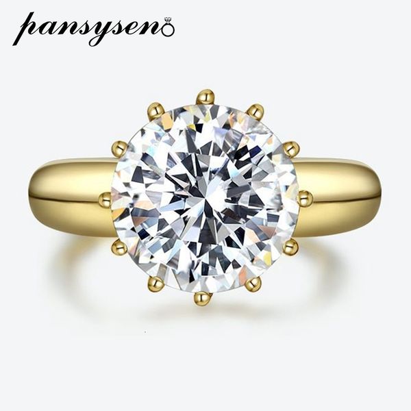 wedding rings pansysen 12mm round gemstone gold color luxury women's wedding engagement rings 925 sterling silver jewelry ring 230802, Slivery;golden
wedding rings pansysen 12mm round gemstone gold color luxury women's wedding engagement rings 925 sterling silver jewelry ring 230802, Slivery;golden