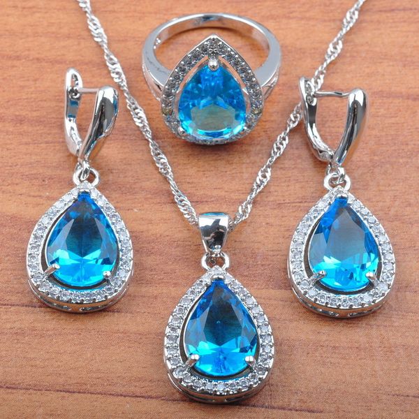 wedding jewelry sets water drop sky blue crystal set for women necklace pendant earrings ring dubai bridal js0104 230803, Slivery;golden
wedding jewelry sets water drop sky blue crystal set for women necklace pendant earrings ring dubai bridal js0104 230803, Slivery;golden