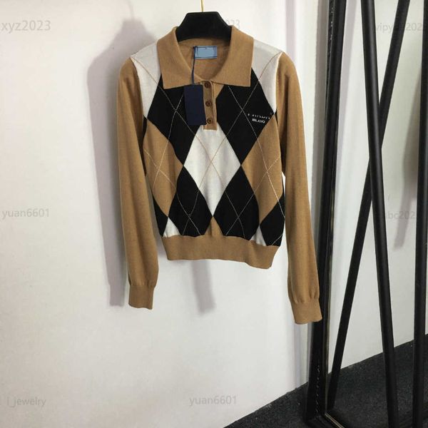 designer women clothes girl sweater contrast diamond plaid polo collar cardigan size s-l lapel knit july27, White
designer women clothes girl sweater contrast diamond plaid polo collar cardigan size s-l lapel knit july27, White