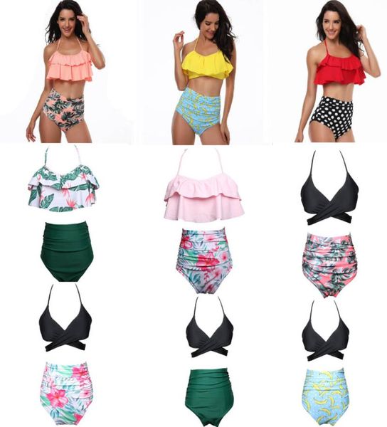 women bikini 9 style ruffles design and flower polka dots print summer beach swimwear bikini lady two piece sets swimsuit shi4424925, White;black
women bikini 9 style ruffles design and flower polka dots print summer beach swimwear bikini lady two piece sets swimsuit shi4424925, White;black