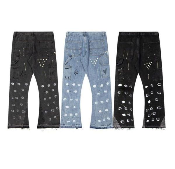 22ss gd mens jeans handsplashed ink stitching pants men women casual flared trousers fashion hiphop designer jeanss2941357, Blue
22ss gd mens jeans handsplashed ink stitching pants men women casual flared trousers fashion hiphop designer jeanss2941357, Blue