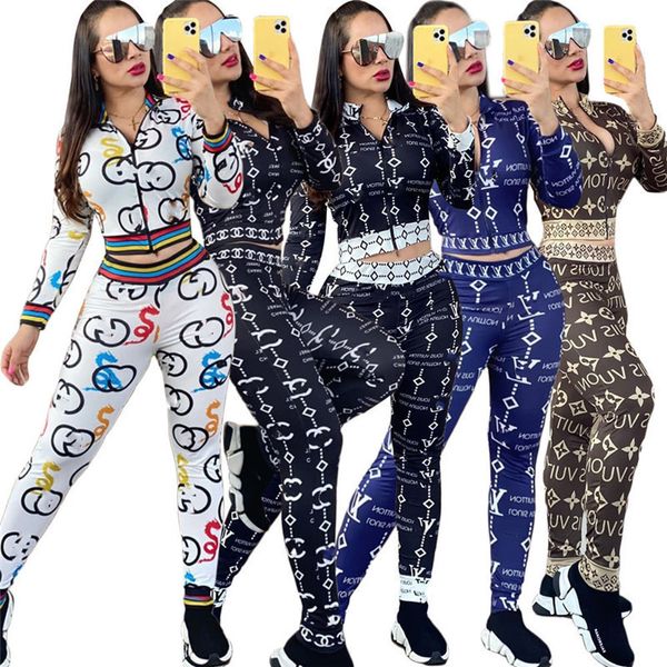 2023 brand designer women tracksuits fall winter casual two piece set long sleeve jacket+pants fashion sports suit zipper outfits letter jog, Gray
2023 brand designer women tracksuits fall winter casual two piece set long sleeve jacket+pants fashion sports suit zipper outfits letter jog, Gray