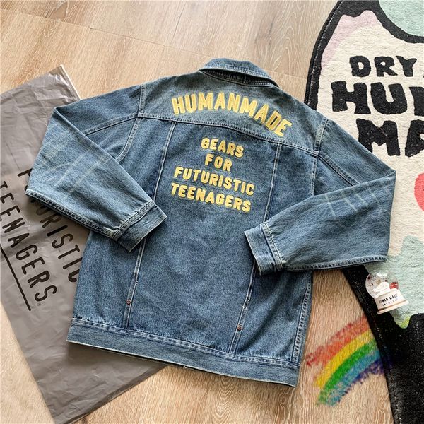 men's jackets ss human made denim work jackets men women 1 1 yellow embroidery cowboy men's jean jacket 230802, Black;brown
men's jackets ss human made denim work jackets men women 1 1 yellow embroidery cowboy men's jean jacket 230802, Black;brown