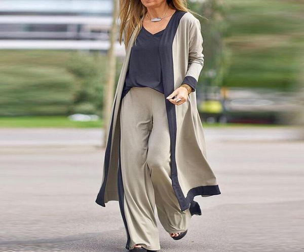 women039s two piece pants casual women long cardigan sling loose sets elegant patchwork lady outfits suits fashion femme7418794, White
women039s two piece pants casual women long cardigan sling loose sets elegant patchwork lady outfits suits fashion femme7418794, White