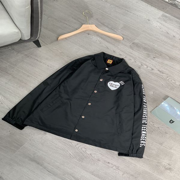 men's jackets ss human made fashion jacket men 1 heartshaped korean women style clothing 230803, Black;brown
men's jackets ss human made fashion jacket men 1 heartshaped korean women style clothing 230803, Black;brown
