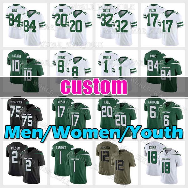 8 aaron rodgers jersey 17 garrett wilson zach football breece hall new yorks jermaine johnson ii cj mosley jetes ahmad sauce gardner michael, Black;red
8 aaron rodgers jersey 17 garrett wilson zach football breece hall new yorks jermaine johnson ii cj mosley jetes ahmad sauce gardner michael, Black;red