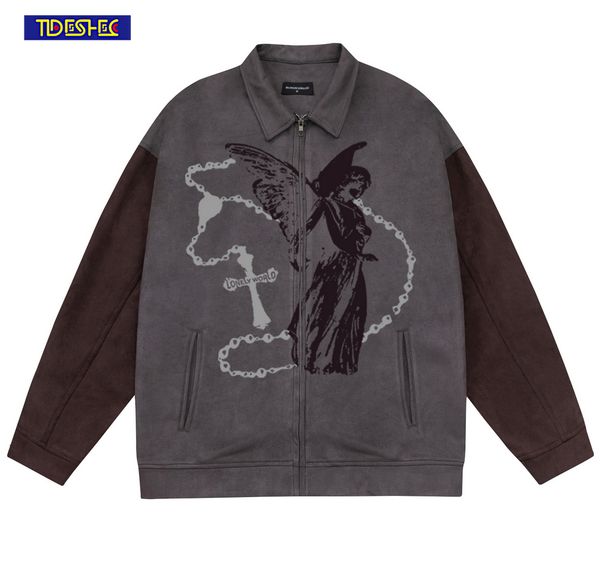 men's jackets gothic harajuku y2k clothes graphic print zipper jacket loose streetwear oversized autumn fashion casual trend coat 23080, Black;brown
men's jackets gothic harajuku y2k clothes graphic print zipper jacket loose streetwear oversized autumn fashion casual trend coat 23080, Black;brown