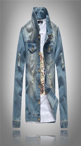 men039s denim jackets ripped jeans jacket with holes rugged long sleeeve casual slim fit button classic light coat plus size 5x7705118, Black;brown
men039s denim jackets ripped jeans jacket with holes rugged long sleeeve casual slim fit button classic light coat plus size 5x7705118, Black;brown