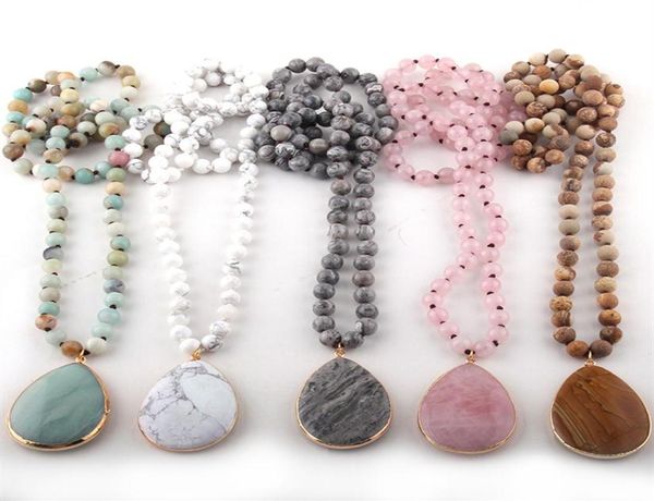 fashion bohemian jewelry natural stone knotted stone matching drop pendant necklaces women beaded necklace c0219233r3780460, Silver
fashion bohemian jewelry natural stone knotted stone matching drop pendant necklaces women beaded necklace c0219233r3780460, Silver