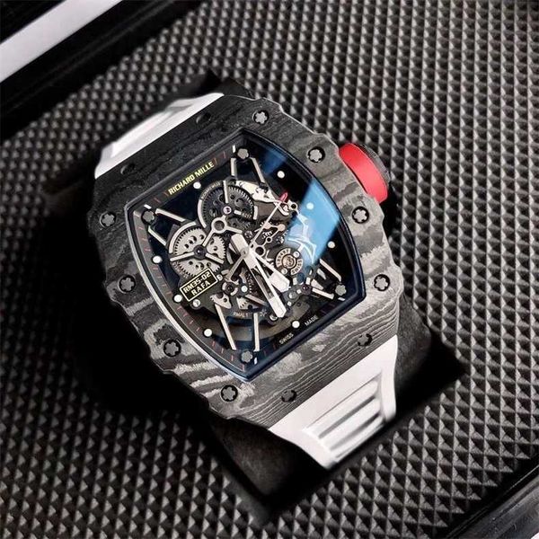 luxury mechanical watch richar mills rm35-02 swiss automatic movement sapphire mirror imported rubber watchbandvy5b, Slivery;black
luxury mechanical watch richar mills rm35-02 swiss automatic movement sapphire mirror imported rubber watchbandvy5b, Slivery;black