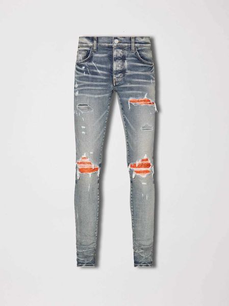men's jeans cool rips stretch designer distressed ripped biker slim fit washed motorcycle denim men s hip hop man pants 02, Blue
men's jeans cool rips stretch designer distressed ripped biker slim fit washed motorcycle denim men s hip hop man pants 02, Blue