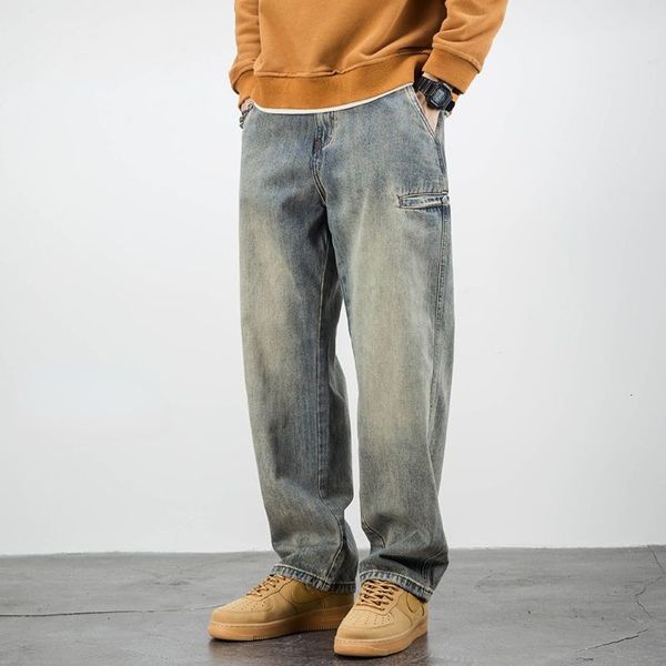 men's jeans stretch men's jeans washed motorcycle trousers vintage man cowboy pants punk loose straight retro baggy designer casua, Blue
men's jeans stretch men's jeans washed motorcycle trousers vintage man cowboy pants punk loose straight retro baggy designer casua, Blue