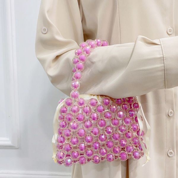 evening bags cute girl pink handwoven ladies crystal bag fashion fantasy acrylic beaded handbags for woman summer versatile women's bag
evening bags cute girl pink handwoven ladies crystal bag fashion fantasy acrylic beaded handbags for woman summer versatile women's bag