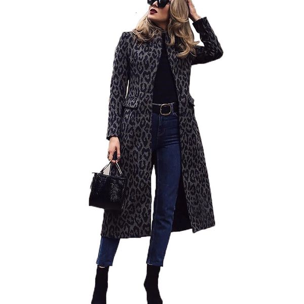 women's jackets autumn vintage leopard print trench coat women casual long sleeve single breasted windbreaker slim mid overcoat female, Black;brown
women's jackets autumn vintage leopard print trench coat women casual long sleeve single breasted windbreaker slim mid overcoat female, Black;brown