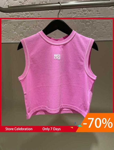 aw king 2023 spring new college style designer wang open umbilical sleeveless tank with slim fit pullover t-shirt womens sunscreen motion de, White
aw king 2023 spring new college style designer wang open umbilical sleeveless tank with slim fit pullover t-shirt womens sunscreen motion de, White