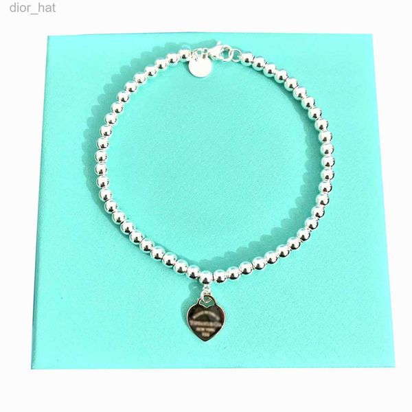 bracelets luxury love heart 925 silver charm beaded tag strands bracelet women fine jewelry trendy beads chain round ball bracelets for girl, Black
bracelets luxury love heart 925 silver charm beaded tag strands bracelet women fine jewelry trendy beads chain round ball bracelets for girl, Black