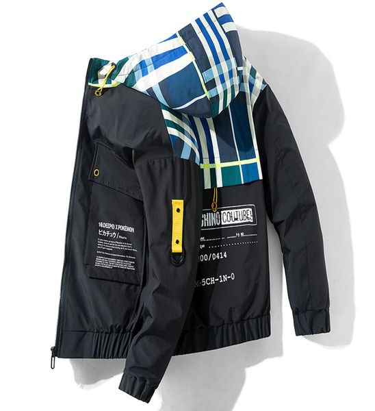 men039s jackets waterproof 2019 autumn fashion plaid stitching hooded coats men women outerwear splice casual brand male clothi4292397, Black;brown
men039s jackets waterproof 2019 autumn fashion plaid stitching hooded coats men women outerwear splice casual brand male clothi4292397, Black;brown
