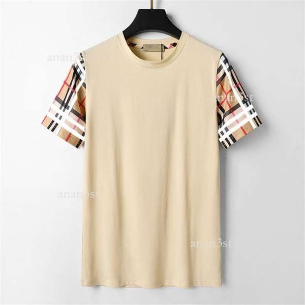 designer men's t-shirt black and white beige plaid stripe brand pure cotton breathable slim casual shirt street same style men's a, White;black
designer men's t-shirt black and white beige plaid stripe brand pure cotton breathable slim casual shirt street same style men's a, White;black