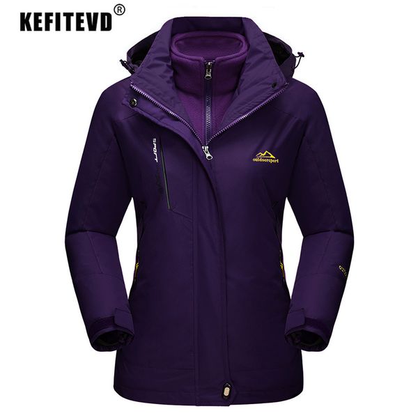 men's jackets kefitevd 2 in1 women's winter ski jackets fleece warm thermal snow waterproof jacket hiking clothing outdoor windbre, Black;brown
men's jackets kefitevd 2 in1 women's winter ski jackets fleece warm thermal snow waterproof jacket hiking clothing outdoor windbre, Black;brown