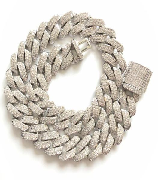 prong setting cuban link chain ice chains two rows 18k gold plating cz stones7913333, Silver
prong setting cuban link chain ice chains two rows 18k gold plating cz stones7913333, Silver