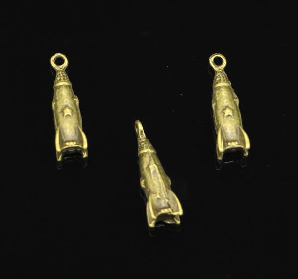 40pcs zinc alloy charms antique bronze plated rocket spaceship missile charms for jewelry making diy handmade pendants 2499mm2180971, Bronze;silver
40pcs zinc alloy charms antique bronze plated rocket spaceship missile charms for jewelry making diy handmade pendants 2499mm2180971, Bronze;silver