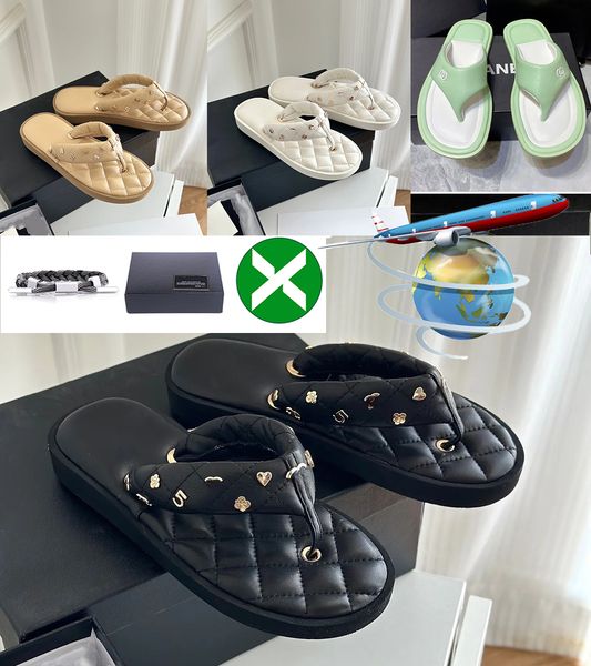 new sandals ciabatte with box luxury designer women quilted ch double jelly style casual flat slippers womens flip flops slides macaron sand, Black
new sandals ciabatte with box luxury designer women quilted ch double jelly style casual flat slippers womens flip flops slides macaron sand, Black