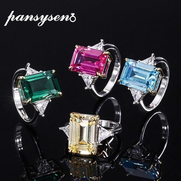 wedding rings pansysen vintage 100% 925 sterling silver 10x14mm emerald aquamarine citrine gemstone ring luxury fine jewelry drop 230802, Slivery;golden
wedding rings pansysen vintage 100% 925 sterling silver 10x14mm emerald aquamarine citrine gemstone ring luxury fine jewelry drop 230802, Slivery;golden