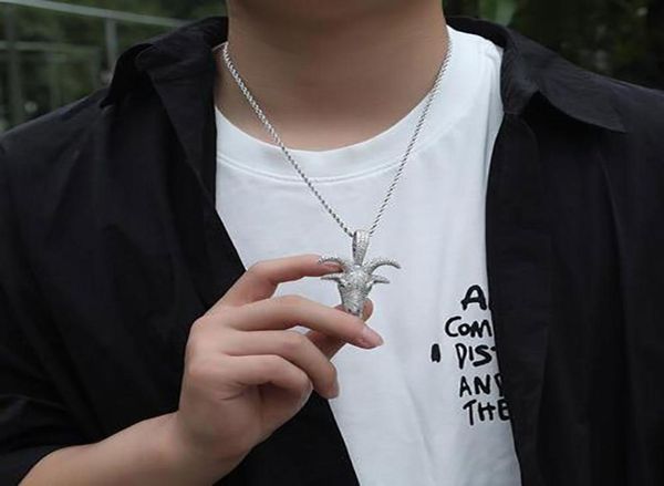 real solid 14k goat pendant bling necklace iced gold silver hiphop mens with 24inch rope chain zirconia jewelry3500325
real solid 14k goat pendant bling necklace iced gold silver hiphop mens with 24inch rope chain zirconia jewelry3500325