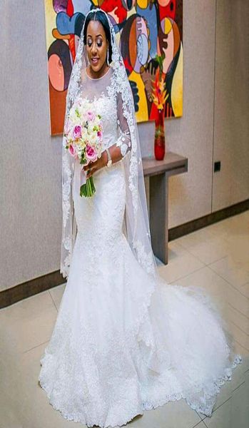 long sleeves mermaid arfain arabic wedding dresses plus size sheer neck long lace bridal wedding gowns zipper back sweep train9372429, White
long sleeves mermaid arfain arabic wedding dresses plus size sheer neck long lace bridal wedding gowns zipper back sweep train9372429, White