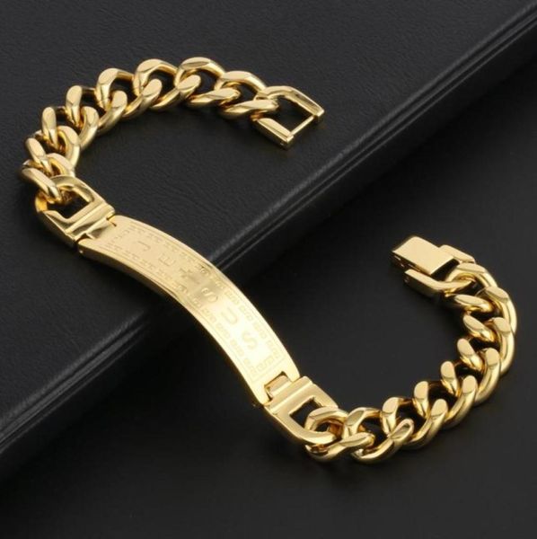 stainless steel jesus bracelet gold color cuba chain bracelets fashion christ religious jewelry for men85562236169685, Black
stainless steel jesus bracelet gold color cuba chain bracelets fashion christ religious jewelry for men85562236169685, Black