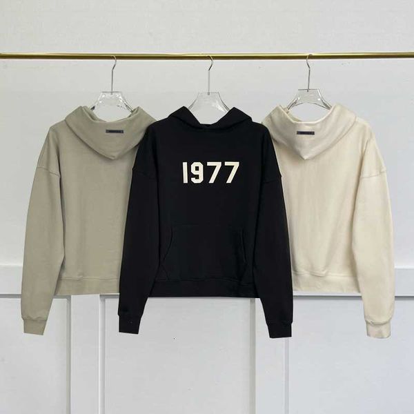 new fashion essentils hoodies sweatshirts flocking printing letters men women hip hop oversized fleece pullover, Black
new fashion essentils hoodies sweatshirts flocking printing letters men women hip hop oversized fleece pullover, Black