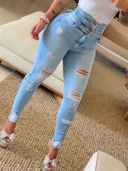 women's jeans women's jeans trend autumn fashion high waist buttoned cutout ripped casual skinny plain pocket design daily jeans 2, Blue
women's jeans women's jeans trend autumn fashion high waist buttoned cutout ripped casual skinny plain pocket design daily jeans 2, Blue