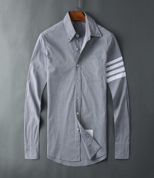 2021 new tb shirt tide brand new thin section single sleeve classic tb four bar webbing poplin cardigan long sleeve casual summer 6979153, White;black
2021 new tb shirt tide brand new thin section single sleeve classic tb four bar webbing poplin cardigan long sleeve casual summer 6979153, White;black