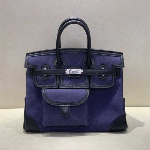 cargo birkins handbag home h full sewing wax line customized bag 25cm canvas with swift leather midnight blue
cargo birkins handbag home h full sewing wax line customized bag 25cm canvas with swift leather midnight blue